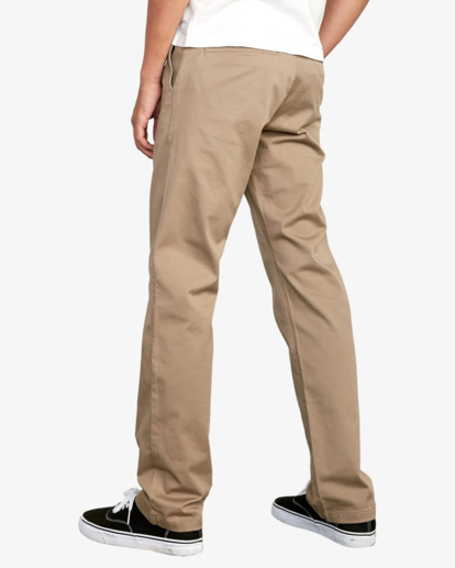 The Weekend Stretch - Straight Fit Trousers for Men  AVYNP00224