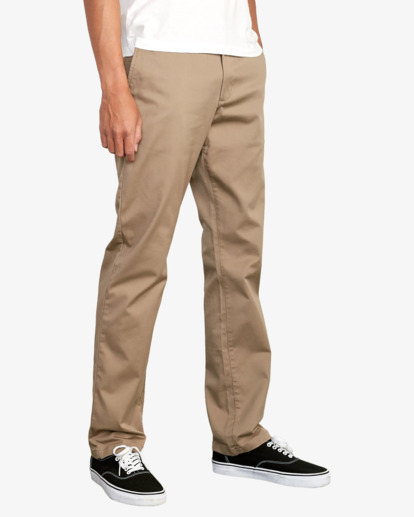 The Weekend Stretch - Straight Fit Trousers for Men  AVYNP00224