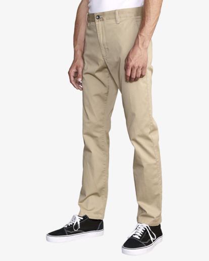 The Weekend Stretch - Straight Fit Trousers for Men  AVYNP00224