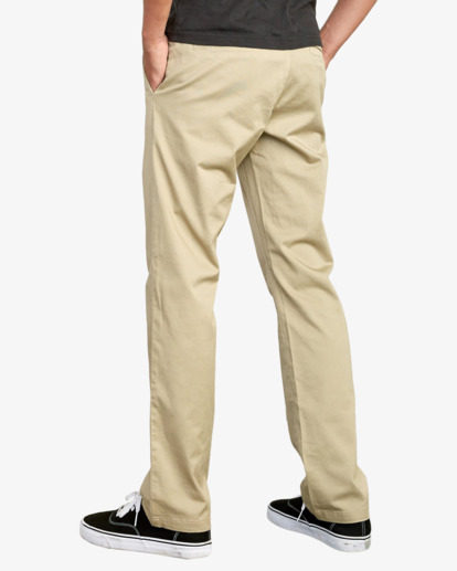 The Weekend Stretch - Straight Fit Trousers for Men  AVYNP00224