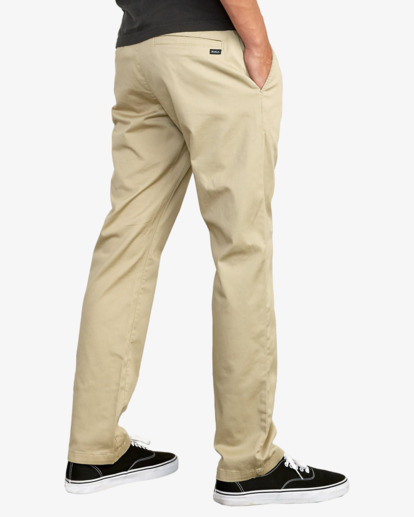 The Weekend Stretch - Straight Fit Trousers for Men  AVYNP00224