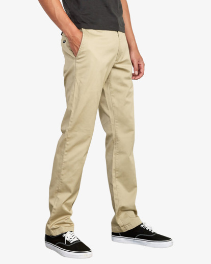 The Weekend Stretch - Straight Fit Trousers for Men  AVYNP00224