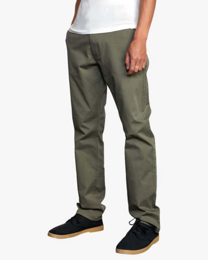 The Weekend Stretch - Straight Fit Trousers for Men  AVYNP00224