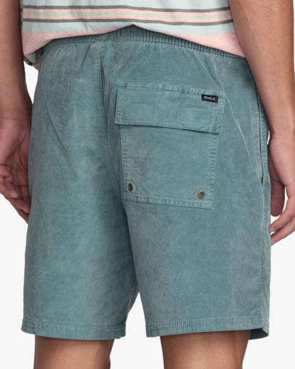 rvca, Escape - Walkshort con vita elasticizzata da Uomo, LEAD (led) Escape - Elastic Waist Walkshorts for Men  AVYWS00366