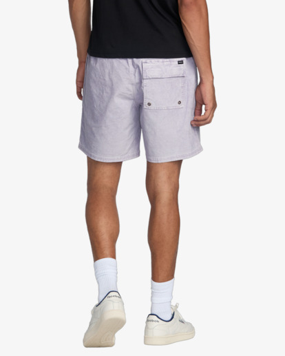 rvca, Escape - Walkshort con vita elasticizzata da Uomo, LILAC (lil) Escape - Elastic Waist Walkshorts for Men  AVYWS00366