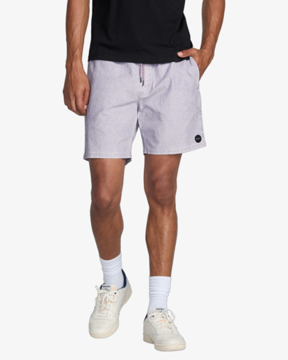rvca, Escape - Walkshort con vita elasticizzata da Uomo, LILAC (lil) Escape - Elastic Waist Walkshorts for Men  AVYWS00366