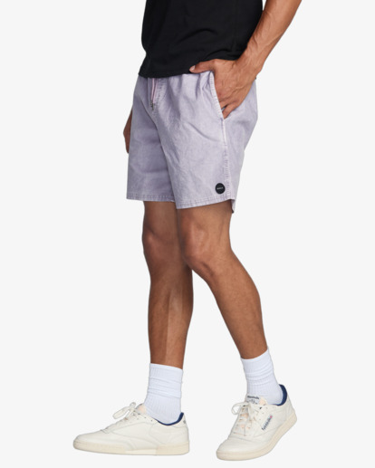 rvca, Escape - Walkshort con vita elasticizzata da Uomo, LILAC (lil) Escape - Elastic Waist Walkshorts for Men  AVYWS00366