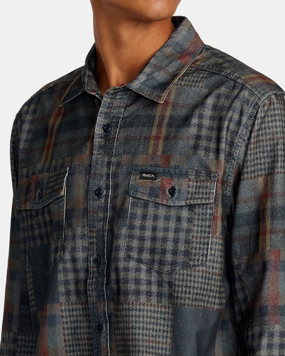 Freeman Cord Print - Long Sleeve Shirt for Men  AVYWT00466