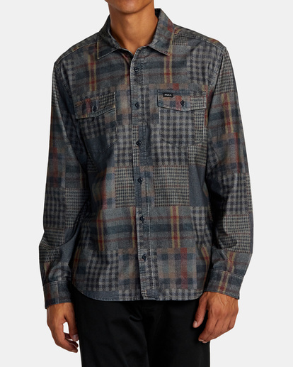 Freeman Cord Print - Long Sleeve Shirt for Men  AVYWT00466