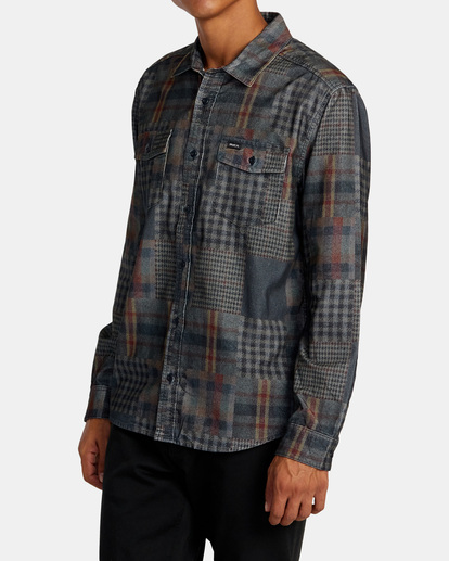 Freeman Cord Print - Long Sleeve Shirt for Men  AVYWT00466