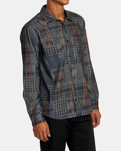 Freeman Cord Print - Long Sleeve Shirt for Men  AVYWT00466