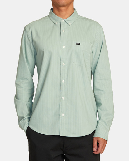 Thatll Do Micro Stripe - Long Sleeve Shirt for Men  AVYWT00473