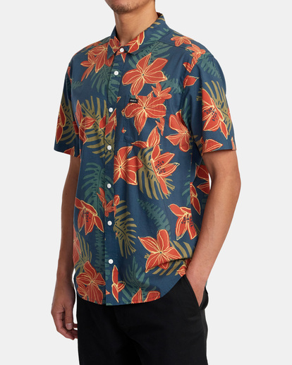 Wild Hibiscus - Short Sleeve Shirt for Men  AVYWT00491