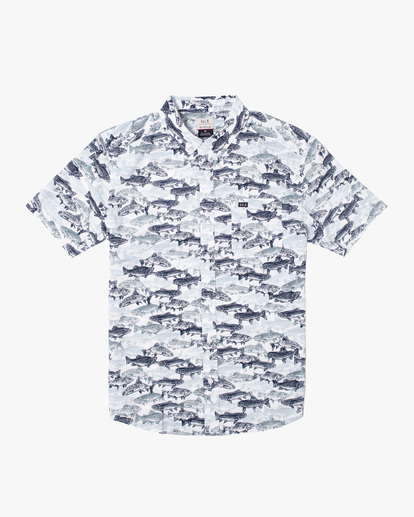 Ben Horton Fish Camo - Short Sleeve Shirt for Men  C1SHRYRVP2