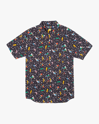 Luke Pelletier X Kristen Liu Wong Parrots - Short Sleeve Shirt for Boys 8-16  C2SHRBRVP2