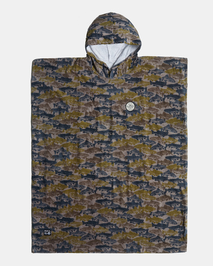 Horton Fish - Hooded Surf Poncho unisex  C5TORFRVP2