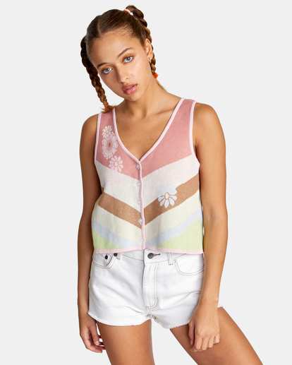 The Trouble - Knitted Vest Top for Women  D3TPRIRVS2