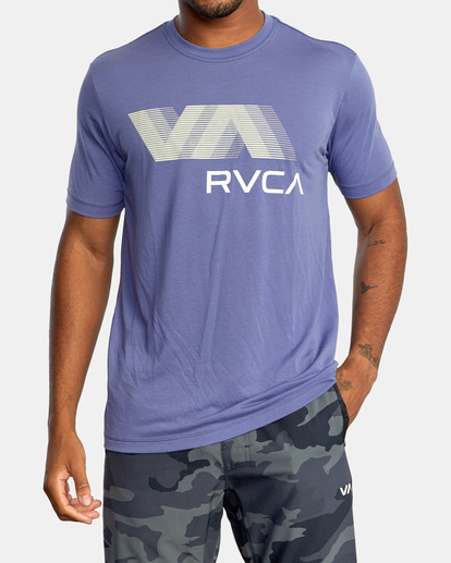 VA RVCA Blur Short Sleeve Performance Tee  D4SSMDRVS2