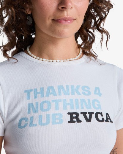 Club RVCA Rib - Short Sleeve T-Shirt for Women  EVJKT03002
