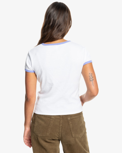 Gabrielle Monceaux Ringer - Short Sleeves T-shirt for Women  EVJZT00150