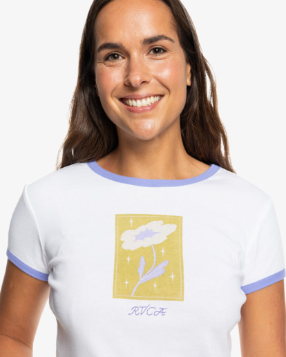 Gabrielle Monceaux Ringer - Short Sleeves T-shirt for Women  EVJZT00150