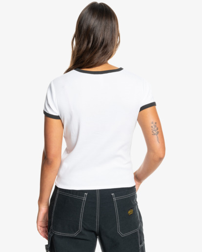 Invisible Man Ringer - Short Sleeves T-shirt for Women  EVJZT00152