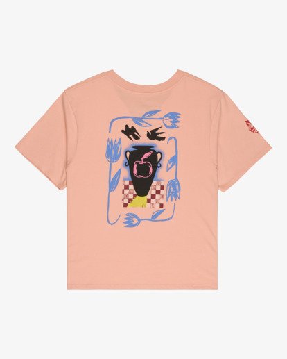 Antonia Figueiredo Love Birds Easy - Short Sleeve T-Shirt for Women  EVJZT00168