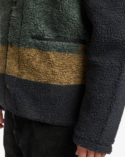 rvca, Westwood Snap - Top in felpa da Uomo, MOODY BLUE (mdy) Westwood Snap - Fleece Top for Men  EVYFT00108