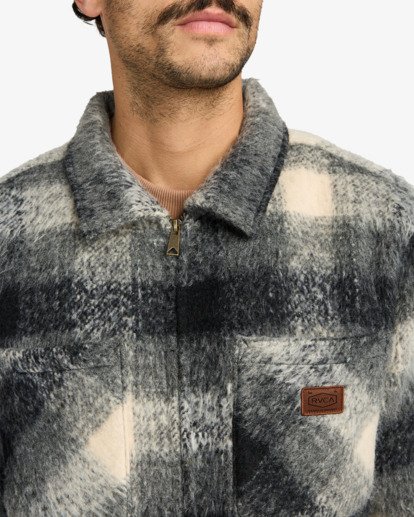 Dayshift Zip Flannel - Jackets for Men  EVYJK00103