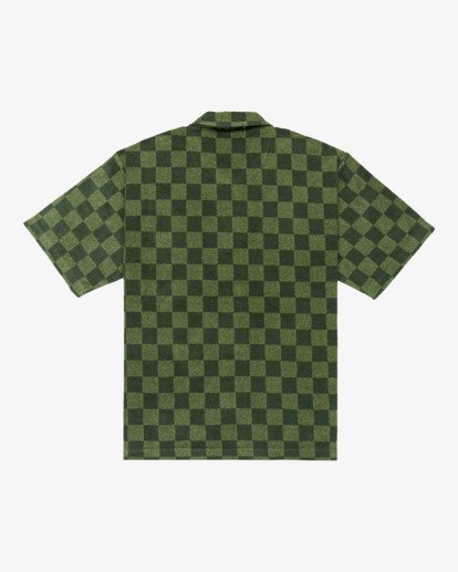 Antonia Figueiredo Checker Sponge - Short Sleeve Shirt for Men  EVYKT03000