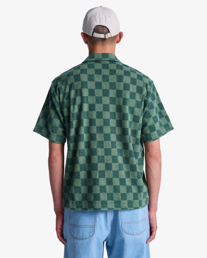 Antonia Figueiredo Checker Sponge - Short Sleeve Shirt for Men  EVYKT03000