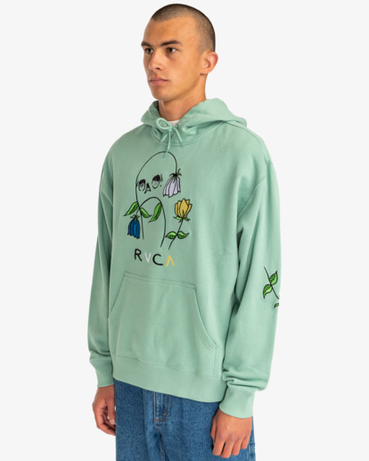 Flower Skull - Pullover Hoodie for Men  EVYSF00107