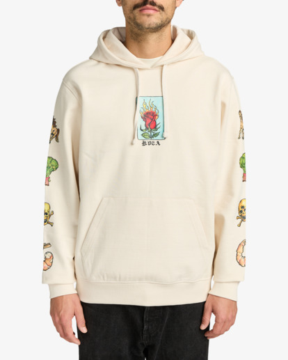 rvca, Ksl - Hoodie for Men, SALT (wza0) Ksl - Hoodie for Men  EVYSF00134
