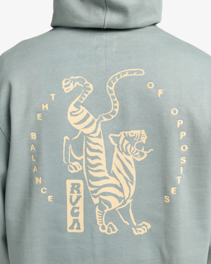 rvca, Balance Tiger - Hoodie for Men, LEAD (slk0) Balance Tiger - Hoodie for Men  EVYSF00140