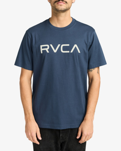 rvca, Big RVCA - T-Shirt für Männer, MOODY BLUE (mdy) Big RVCA - Short Sleeve T-Shirt for Men  EVYZT00157