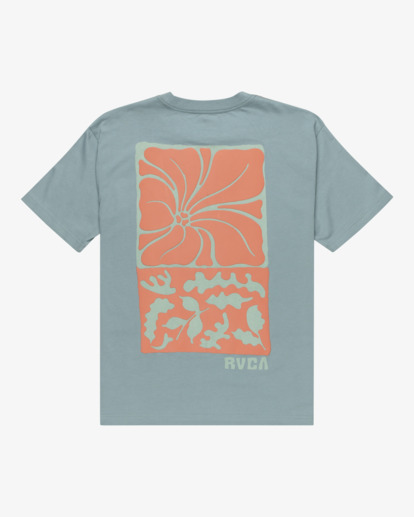 Hibiscus Stamp - Short Sleeves T-Shirt for Men  EVYZT00255