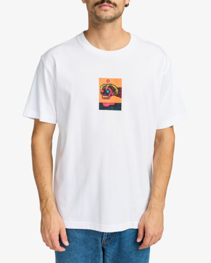 rvca, Superblast - T-shirt à manches courtes pour Homme, WHITE (wht) Superblast - Short Sleeves T-Shirt for Men  EVYZT00257