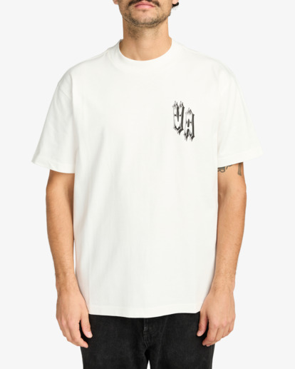 rvca, All Seeing - T-Shirt à manches courtes pour Homme, SALT (wza0) All Seeing - Short Sleeve T-Shirt for Men  EVYZT00276
