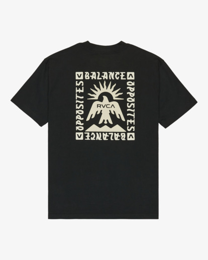 rvca, Las Cruces - T-Shirt à manches courtes pour Homme, BLACK (blk) Las Cruces - Short Sleeve T-Shirt for Men  EVYZT00279