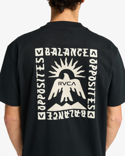 rvca, Las Cruces - Short Sleeve T-Shirt for Men, BLACK (blk) Las Cruces - Short Sleeve T-Shirt for Men  EVYZT00279