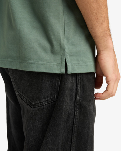rvca, Las Cruces - Short Sleeve T-Shirt for Men, BALSAM GREEN (gnb0) Las Cruces - Short Sleeve T-Shirt for Men  EVYZT00279