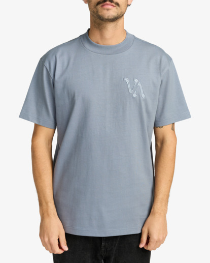 rvca, Va Worldwide - Short Sleeve T-Shirt for Men, FLINT STONE (sna0) Va Worldwide - Short Sleeve T-Shirt for Men  EVYZT00282