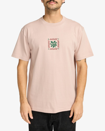 rvca, Mosaic Fragments - T-Shirt für Männer, PALE MAUVE (pal) Mosaic Fragments - Short Sleeve T-Shirt for Men  EVYZT00293