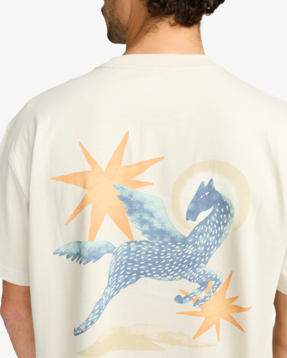rvca, Pegasus - Short Sleeve T-Shirt for Men, CERAMIC (cer) Pegasus - Short Sleeve T-Shirt for Men  EVYZT00294