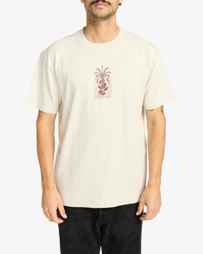 rvca, Serpent - T-Shirt für Männer, CERAMIC (cer) Serpent - Short Sleeve T-Shirt for Men  EVYZT00299