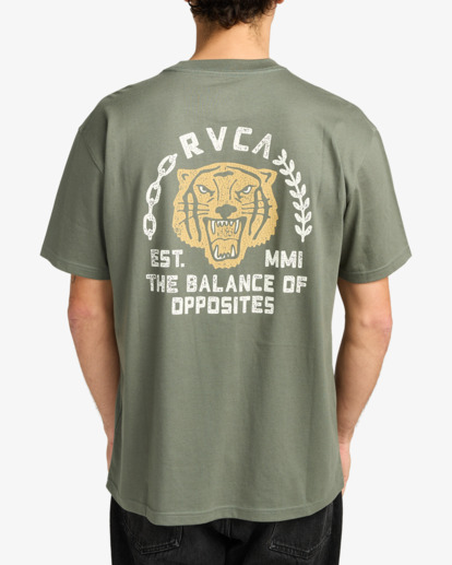 rvca, Squadron - T-Shirt für Männer, SAGE LEAF (sle) Squadron - Short Sleeve T-Shirt for Men  EVYZT00302