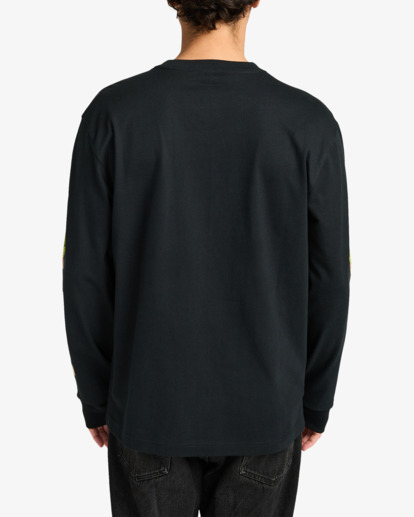 rvca, Ksl - Long Sleeve T-Shirt for Men, BLACK (blk) Ksl - Long Sleeve T-Shirt for Men  EVYZT00306