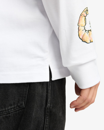 rvca, Ksl - Long Sleeve T-Shirt for Men, WHITE (wht) Ksl - Long Sleeve T-Shirt for Men  EVYZT00306