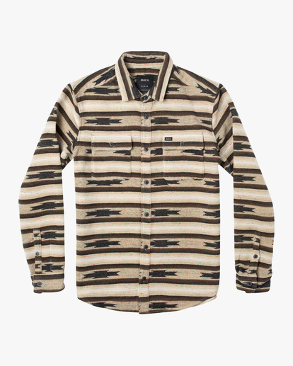 RVCA Blanket - Long Sleeve Flannel Shirt for Men  F1SHRNRVF2