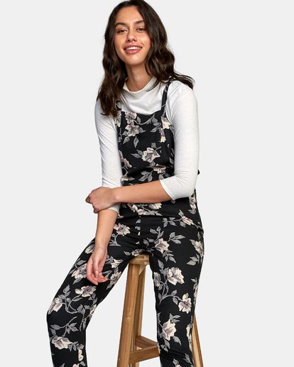 Rainer - Floral Dungarees for Women  R3ONRCRVW9